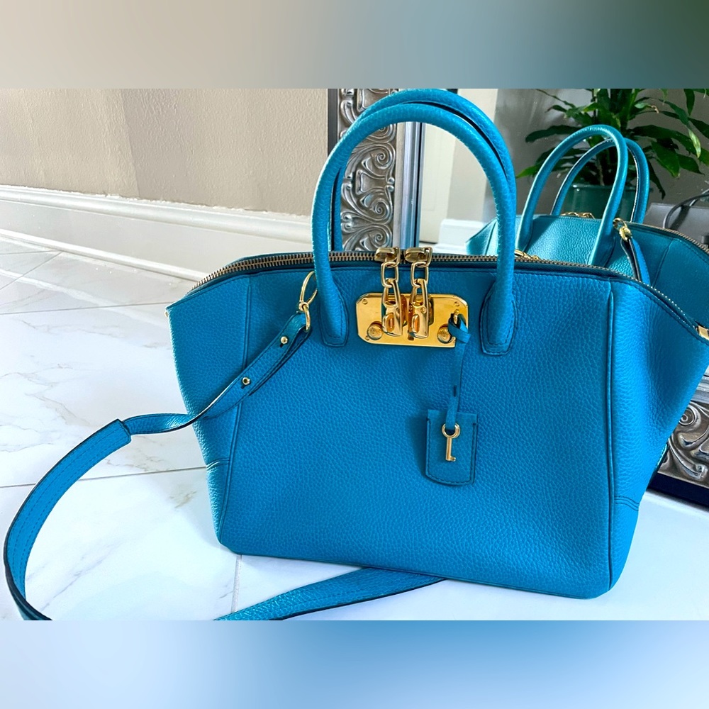 VBH leather Aqua blue